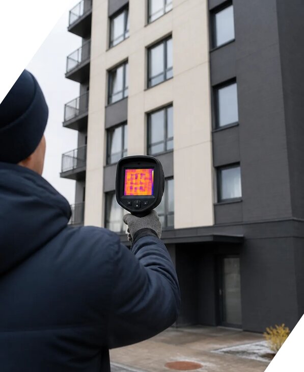 Тепловизионное обследование зданий в Балтийске от 5098 р. | ЭкспертизаРоссия