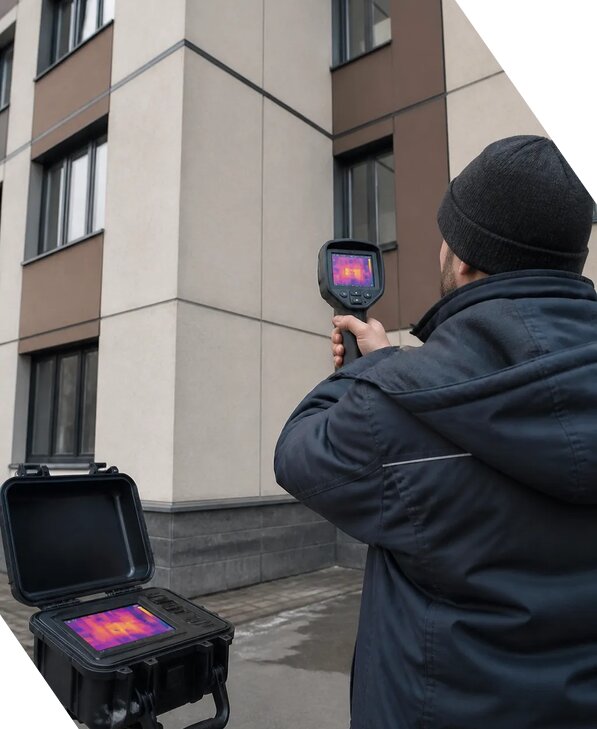 Тепловизионное обследование зданий и сооружений в Балтийске